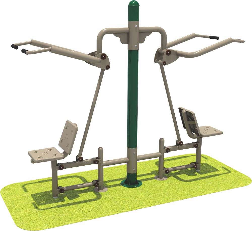 15vip太阳集团(股份)运动健身器材 双人坐拉器